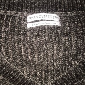 Urban outfitters velvet knit sweater